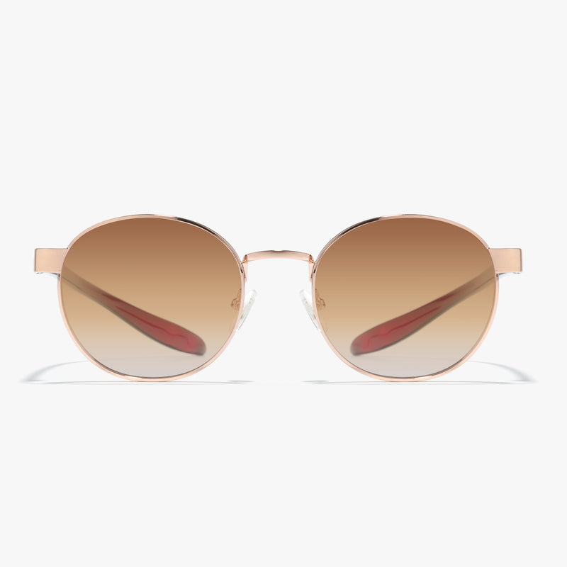 Taurus - Sonnenbrille Damen in roségold mit braunen Gläsern | Roségold