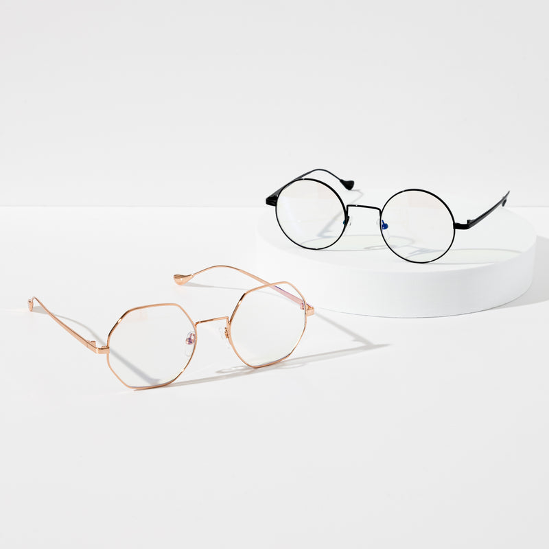 Einfachheit Rahmen Blaufilter Brille Bildschirmbrille Ohne Stärke für  Unisex#